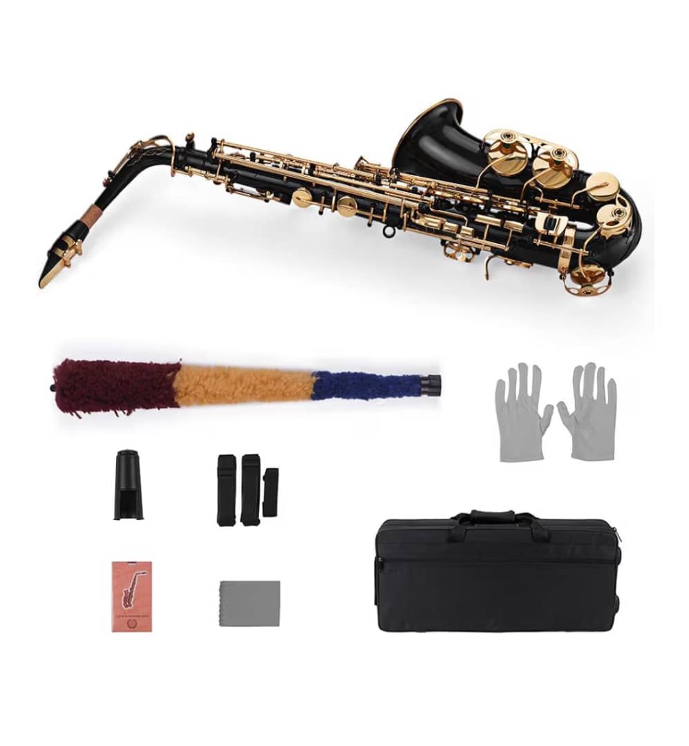 Eb Alto Saxophone Sax Brass Lacquered Gold 82Z Key